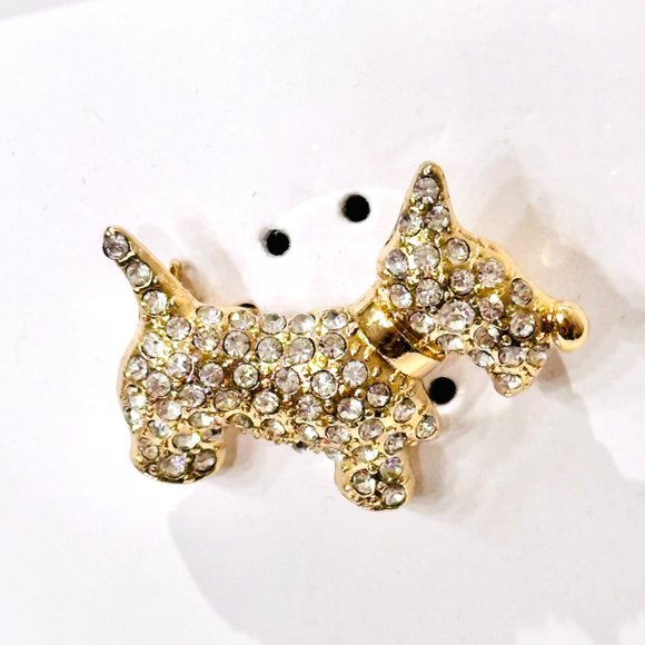 Scottie Dog Brooch from Dillard's - New in Box - Picture 2 of 3